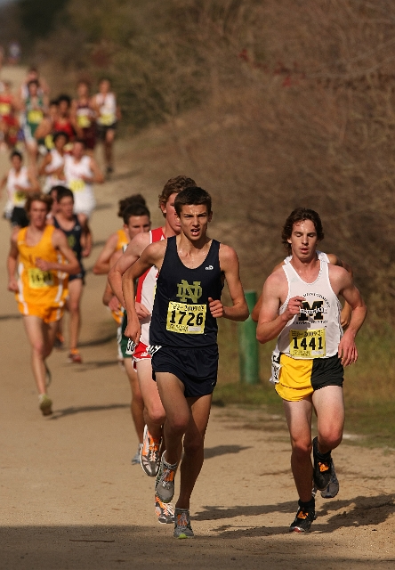 2009 CIF XC Boys D4-049.JPG - 2009 California CIF Cross Country Championships, Woodward Park, Fresno, California